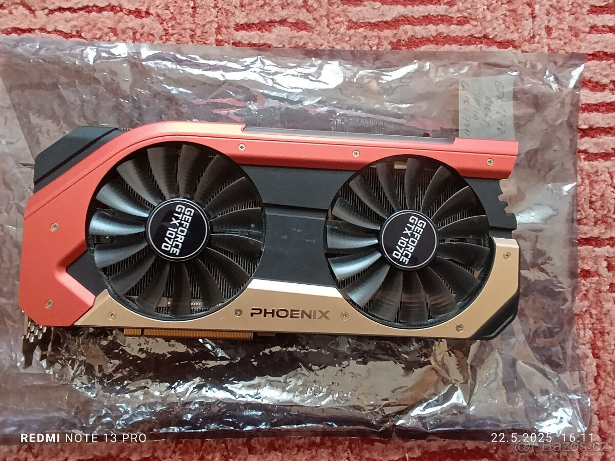 GAINWARD GTX1070 8GB PHOENIX - DOBRÝ STAV
