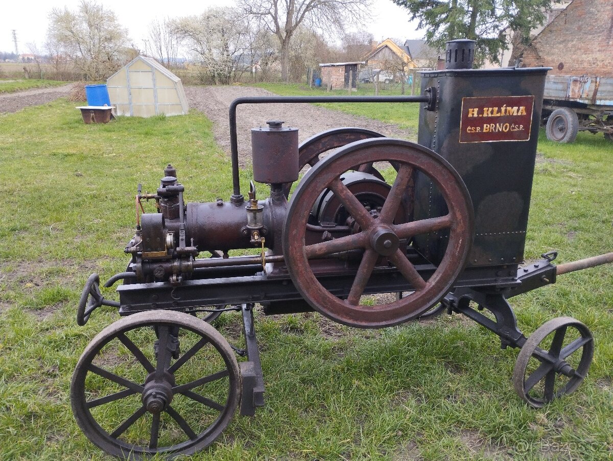 Starý stabilák,  Stabilní motor, lokomobila, parní stroj