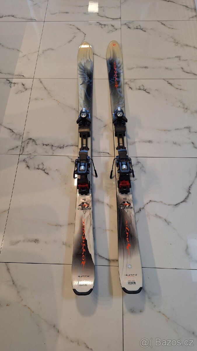 Skialp set Rossignol lyže 165 cm + vázání + pásy