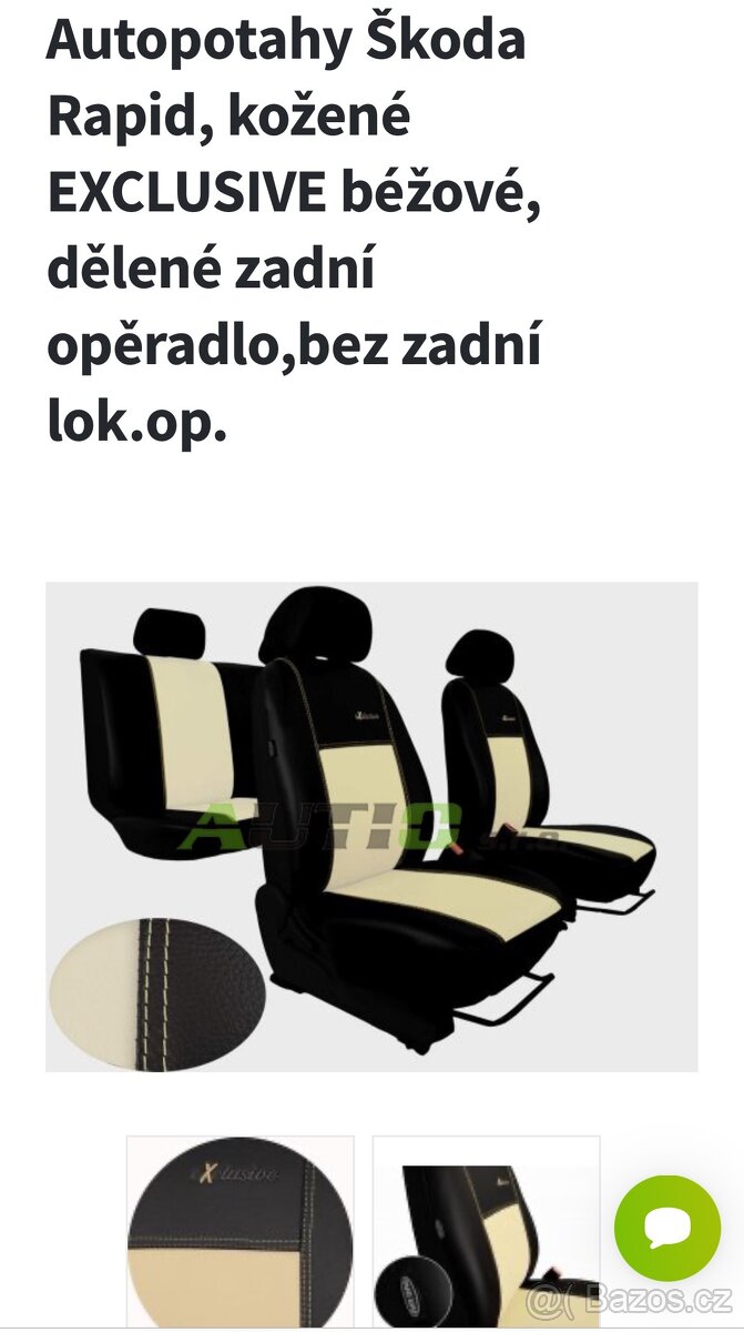 Potahy pro škoda rapid