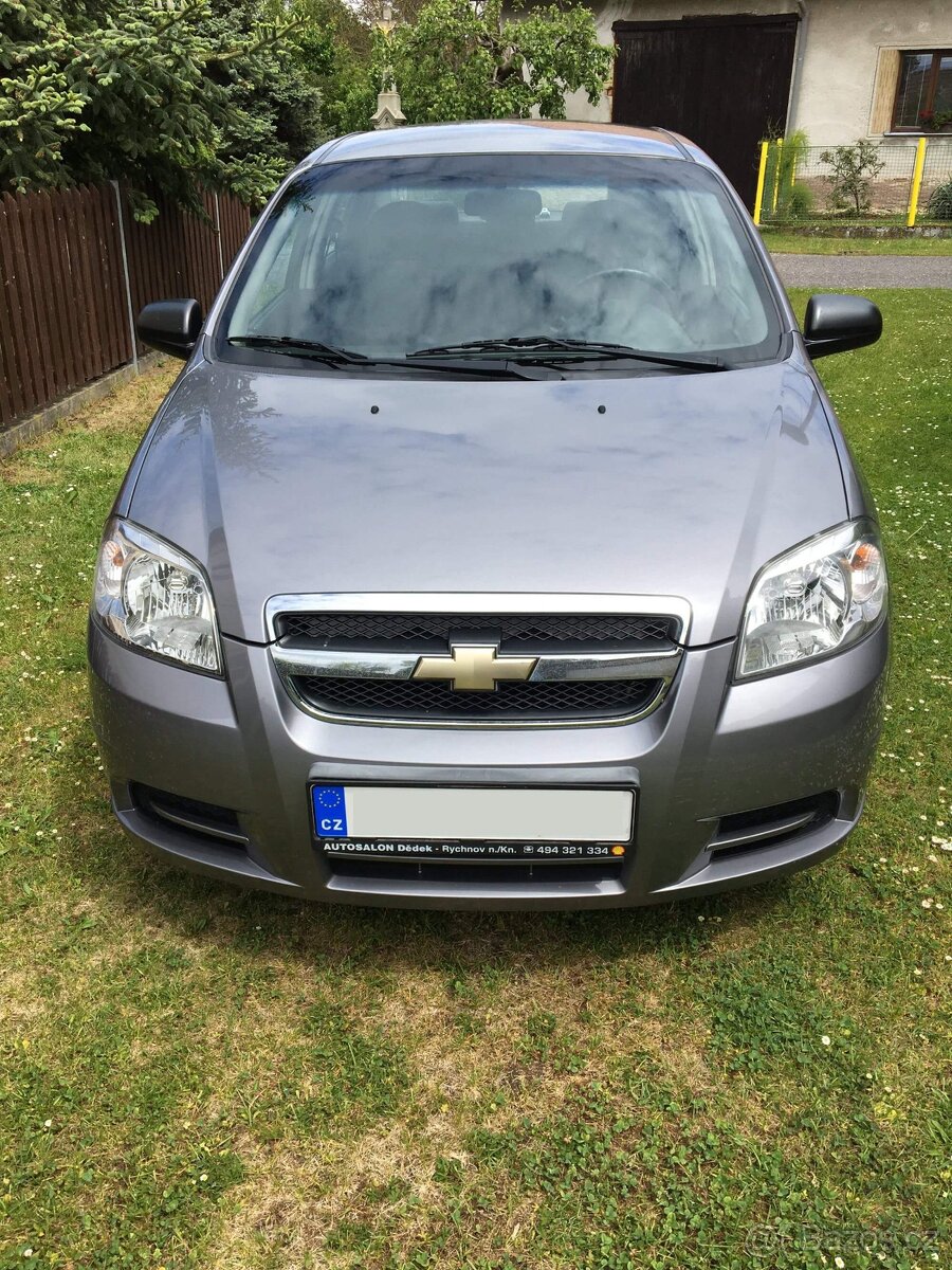 Chevrolet Aveo 1.4 sedan, benzín – 1. majitel, jen 85 000 km