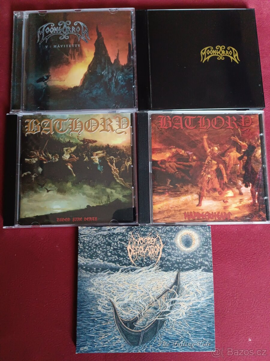 Prodám cd Bathory, Moonsorrow