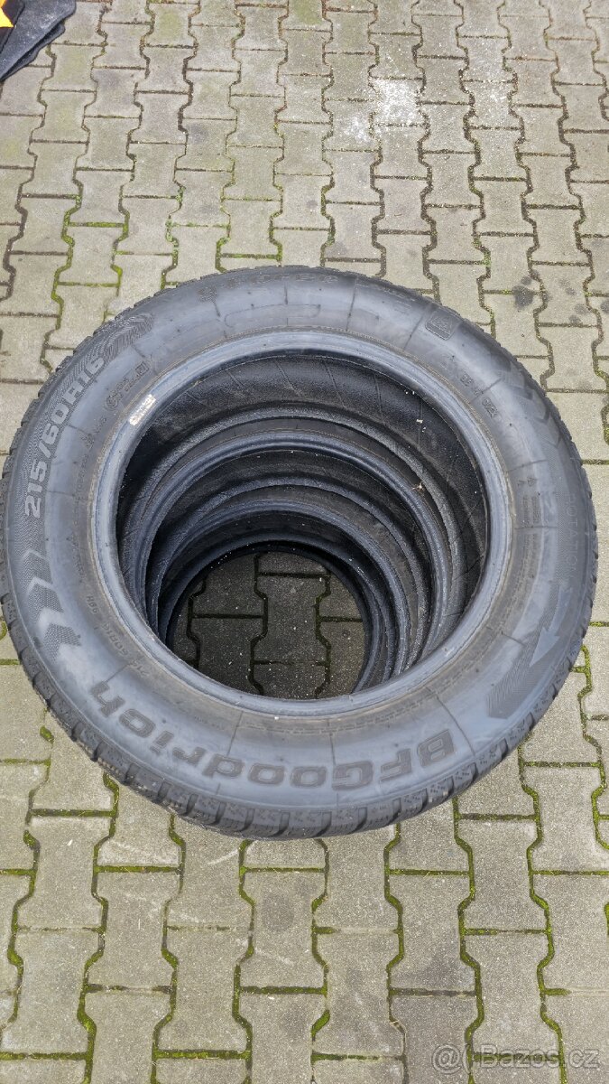 4x pneu BFGOODRICH 215/60 r16