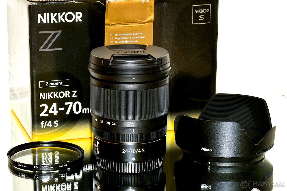 Nikon Z 24-70mm F/4 S + UV filtr Kenko V ZÁRUCE