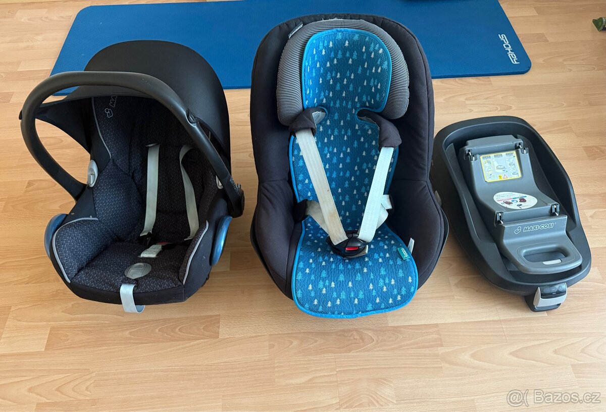 Autosedačka a vajíčko maxi cosi + izofix familyfix