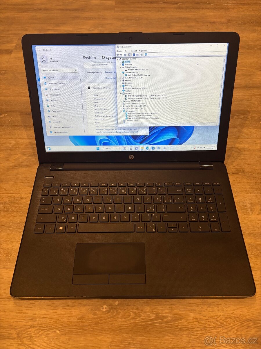 HP 15 Amd 2,2Ghz 8 GB RÁM 256 SSD win 11