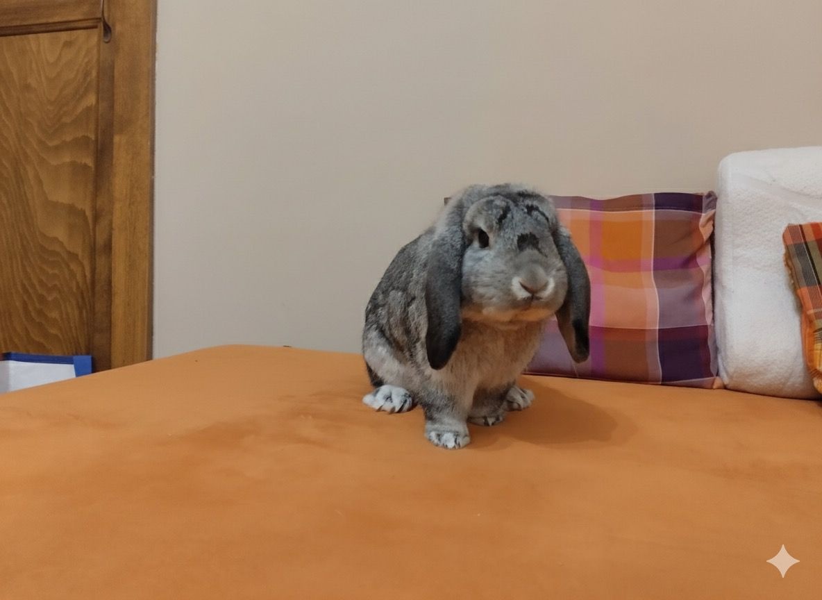 Zakrslý králik beránek typu Minilop