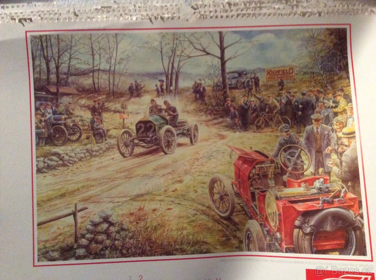 Nástěnný kalendář od Zapadlíka rok 1997