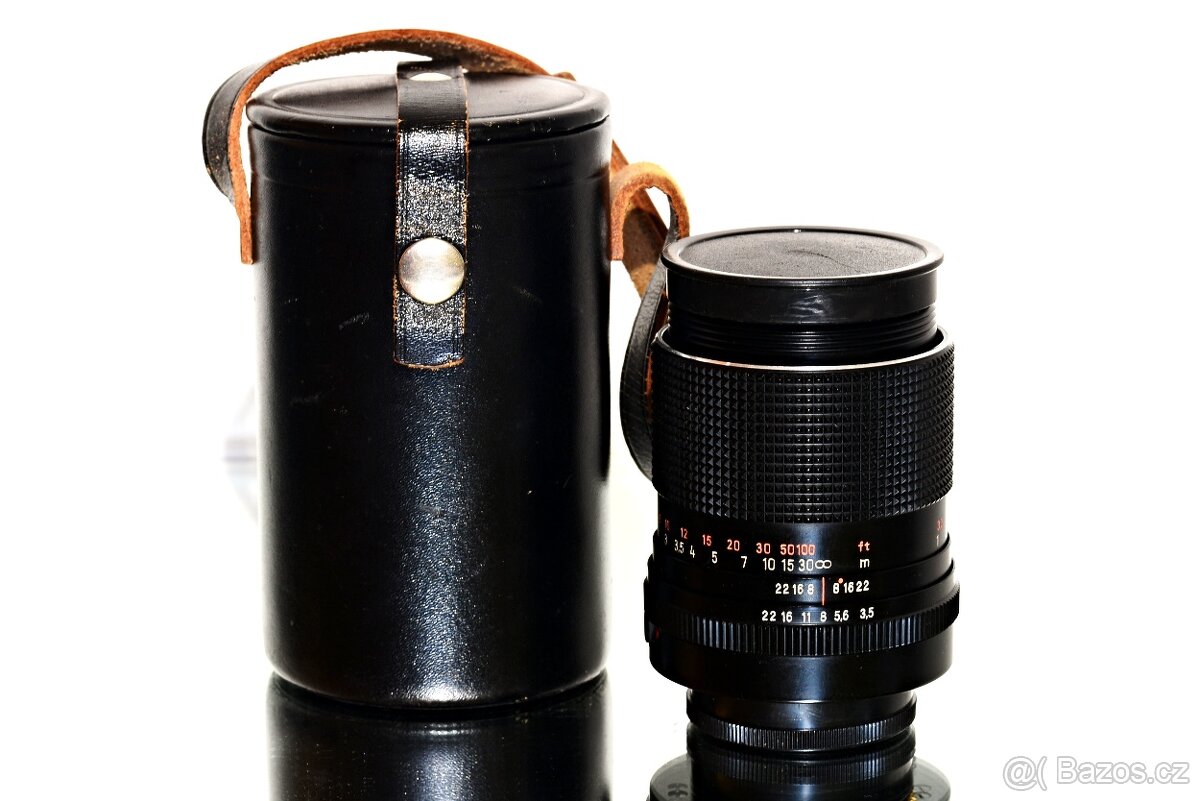 CZJ Sonnar electric RED MC 3,5/135 M42 TOP STAV