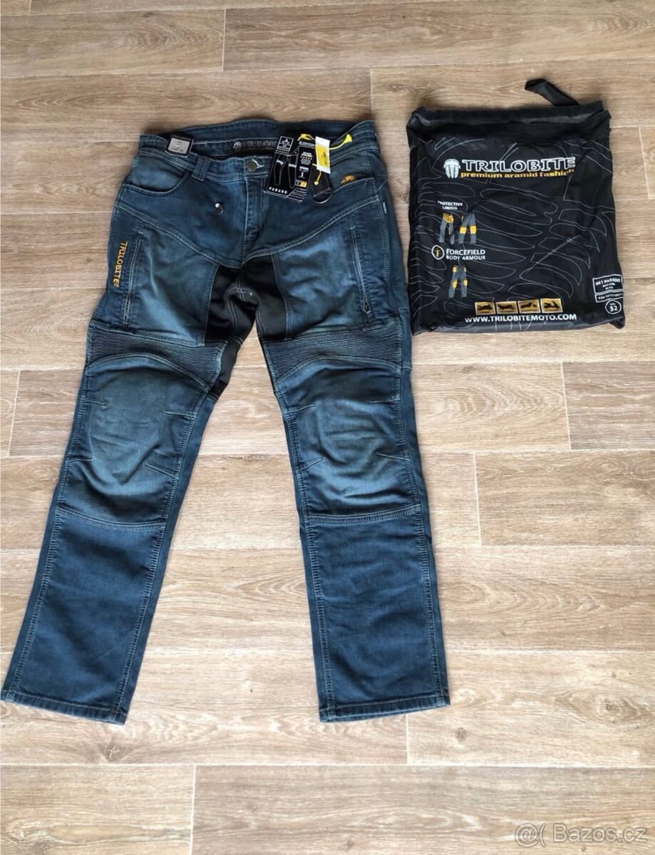 Moto džíny Trilobite W40 L32 . Jen vyzkoušené ‼️