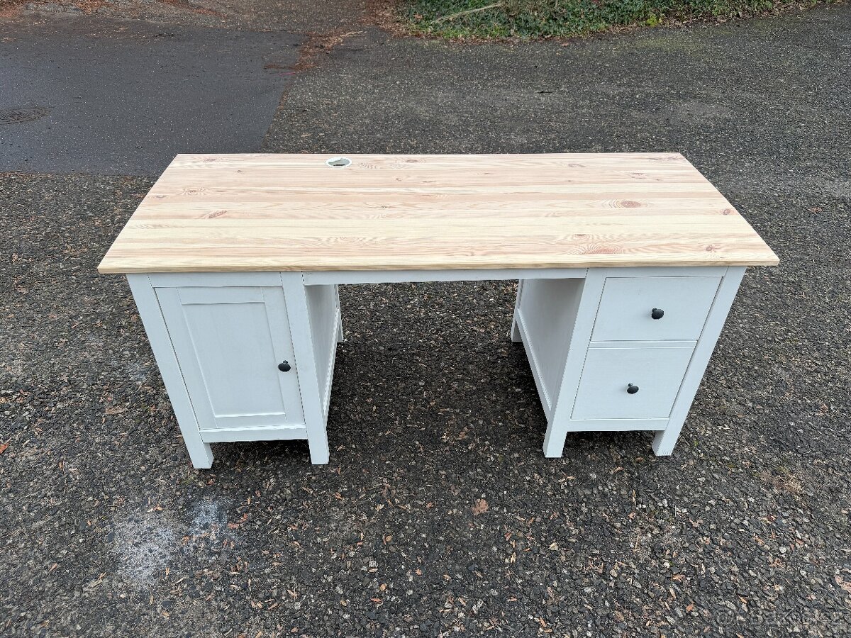 Psací stůl IKEA Hemnes - bíl. mořidlo