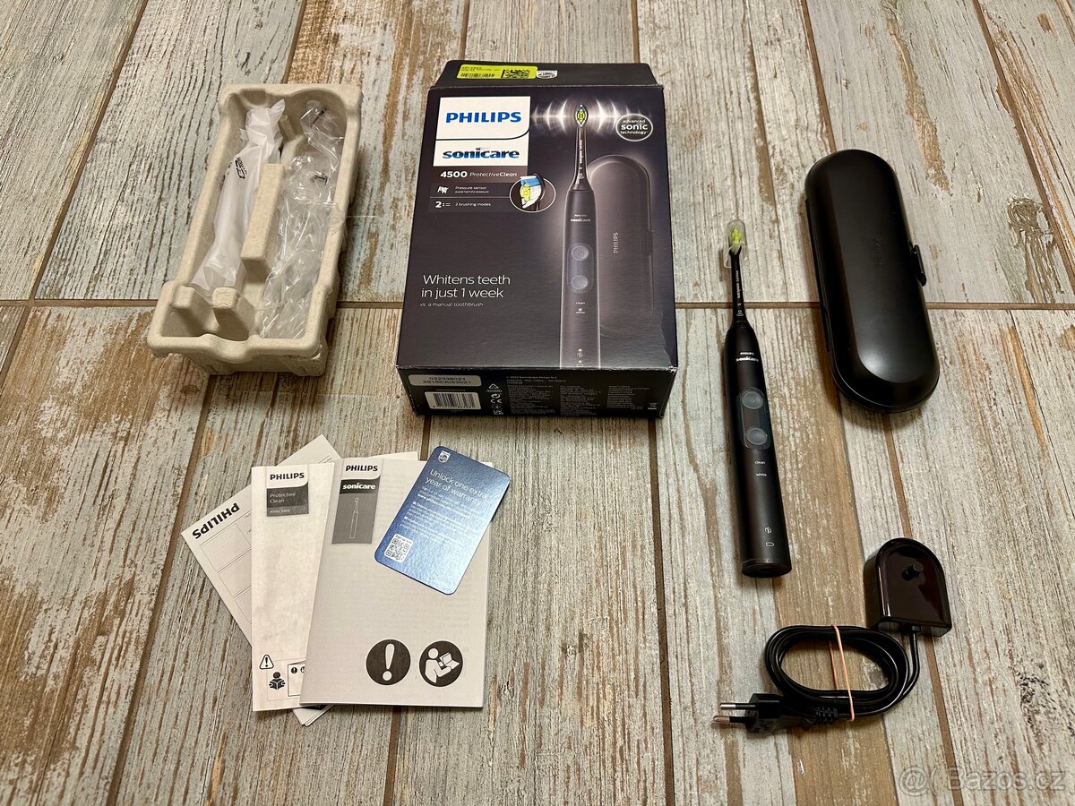 Elektrický kartáček Philips Sonicare 4500, záruka