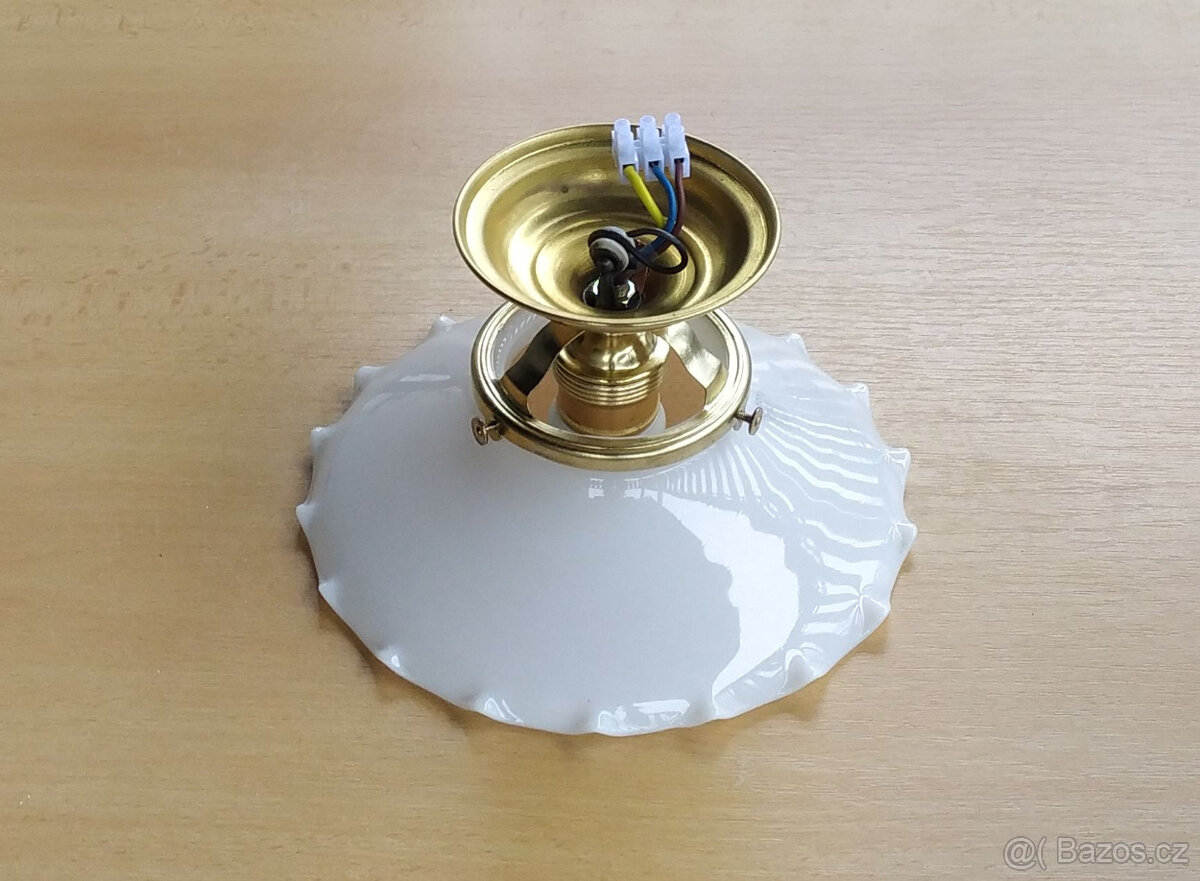 Starý mosazný lustr / stropnice