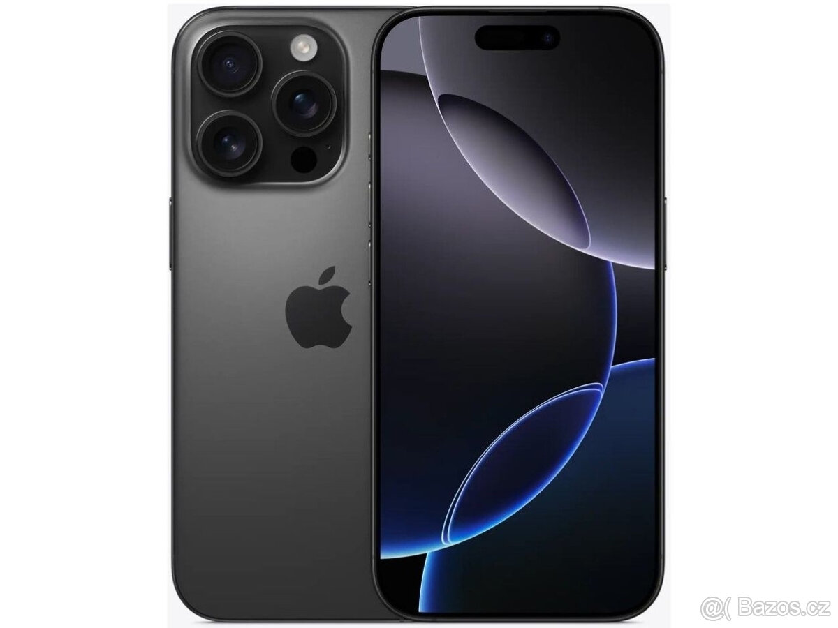 P: iPhone 16 Pro, 256GB, Black Titanium