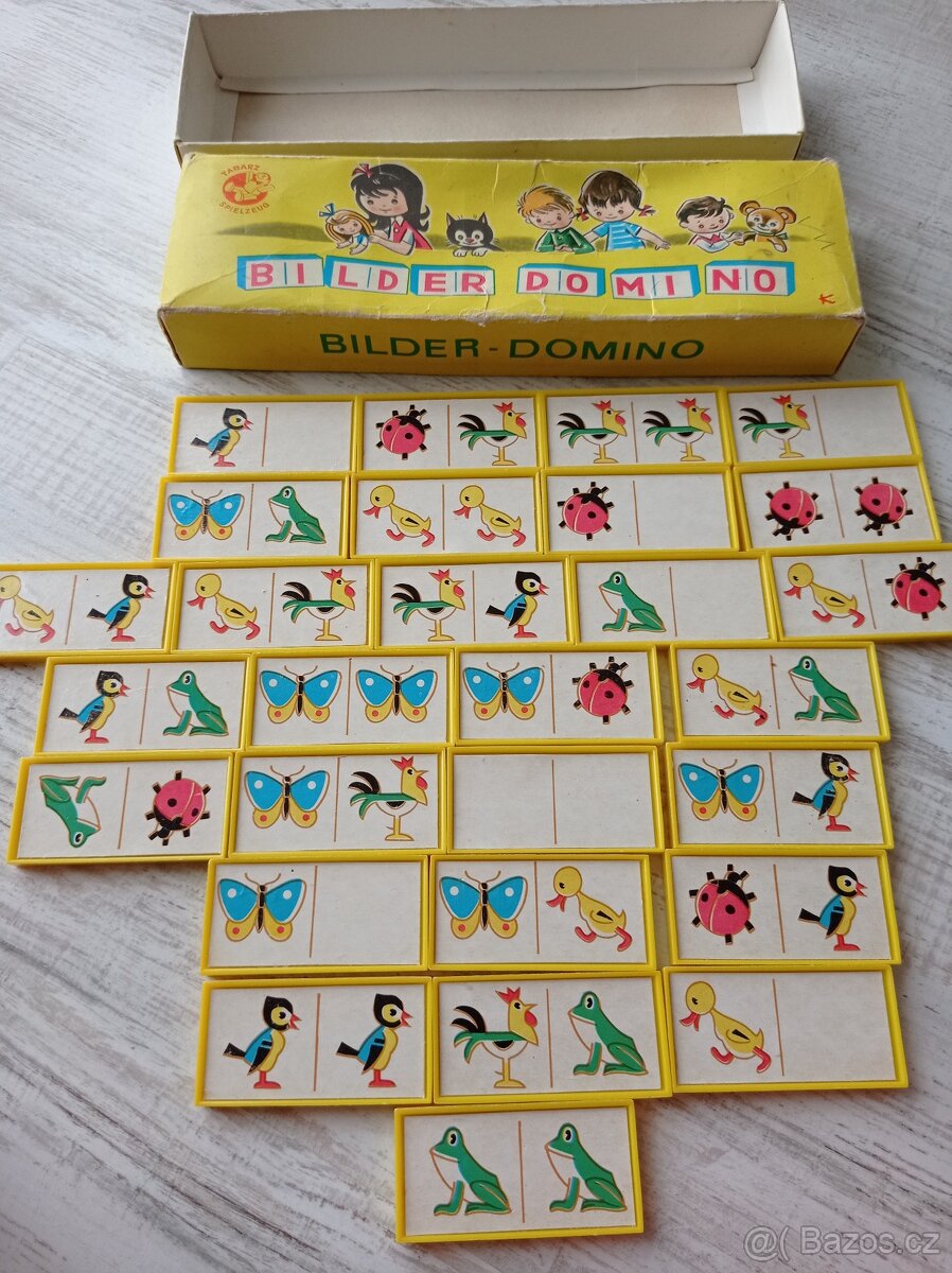 Retro obrázkové domino