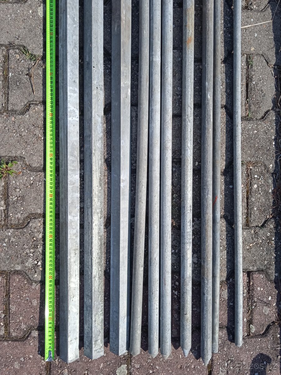 Uzemňovací tyče a drát