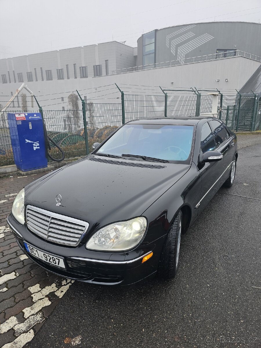 Prodám w220 S600 v12 biturbo 368kw 500koni