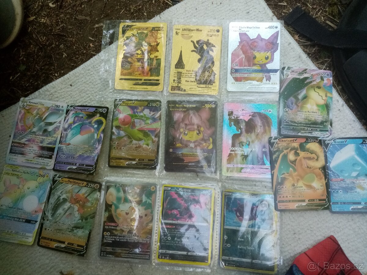 Pokemonove kartičky originál