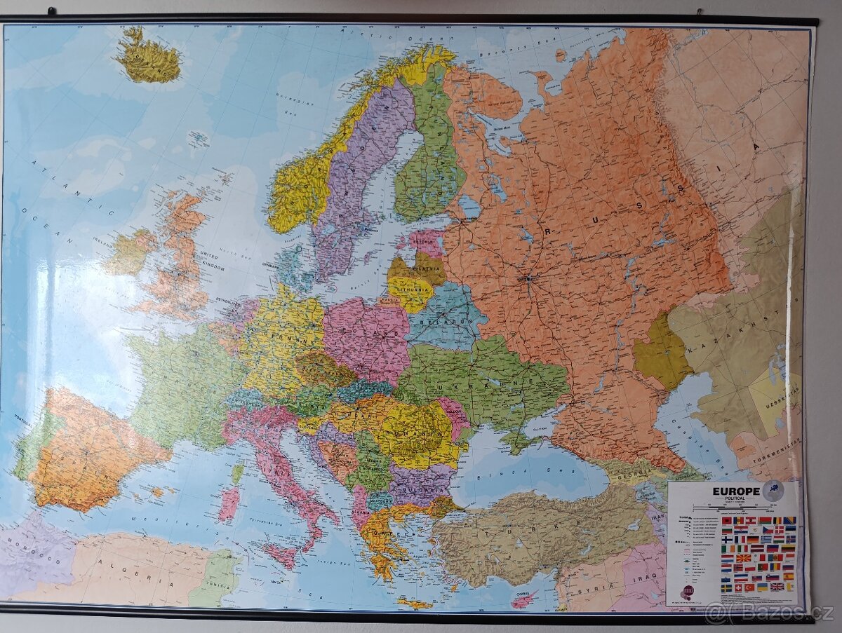 Mapa Evropy