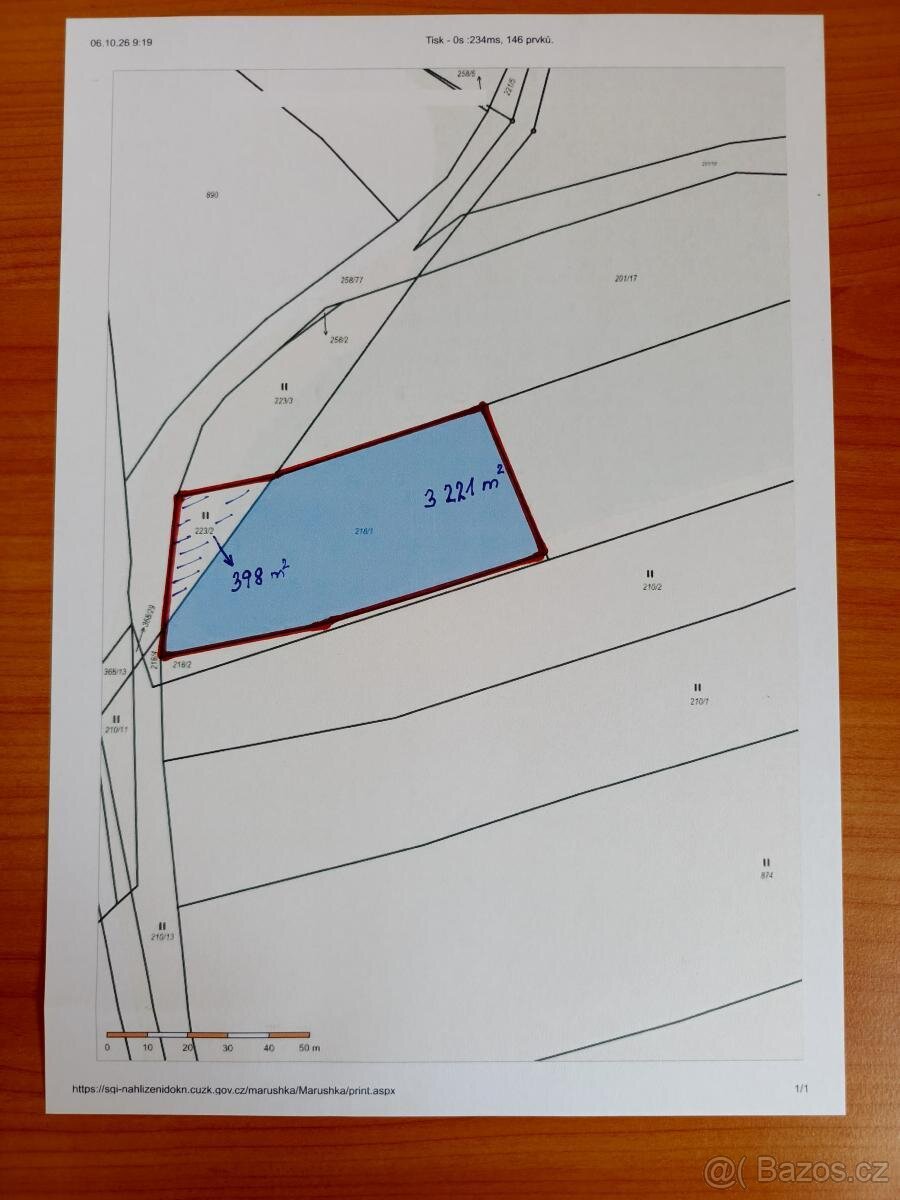 Prodej pozemku, 398 m², České Budějovice