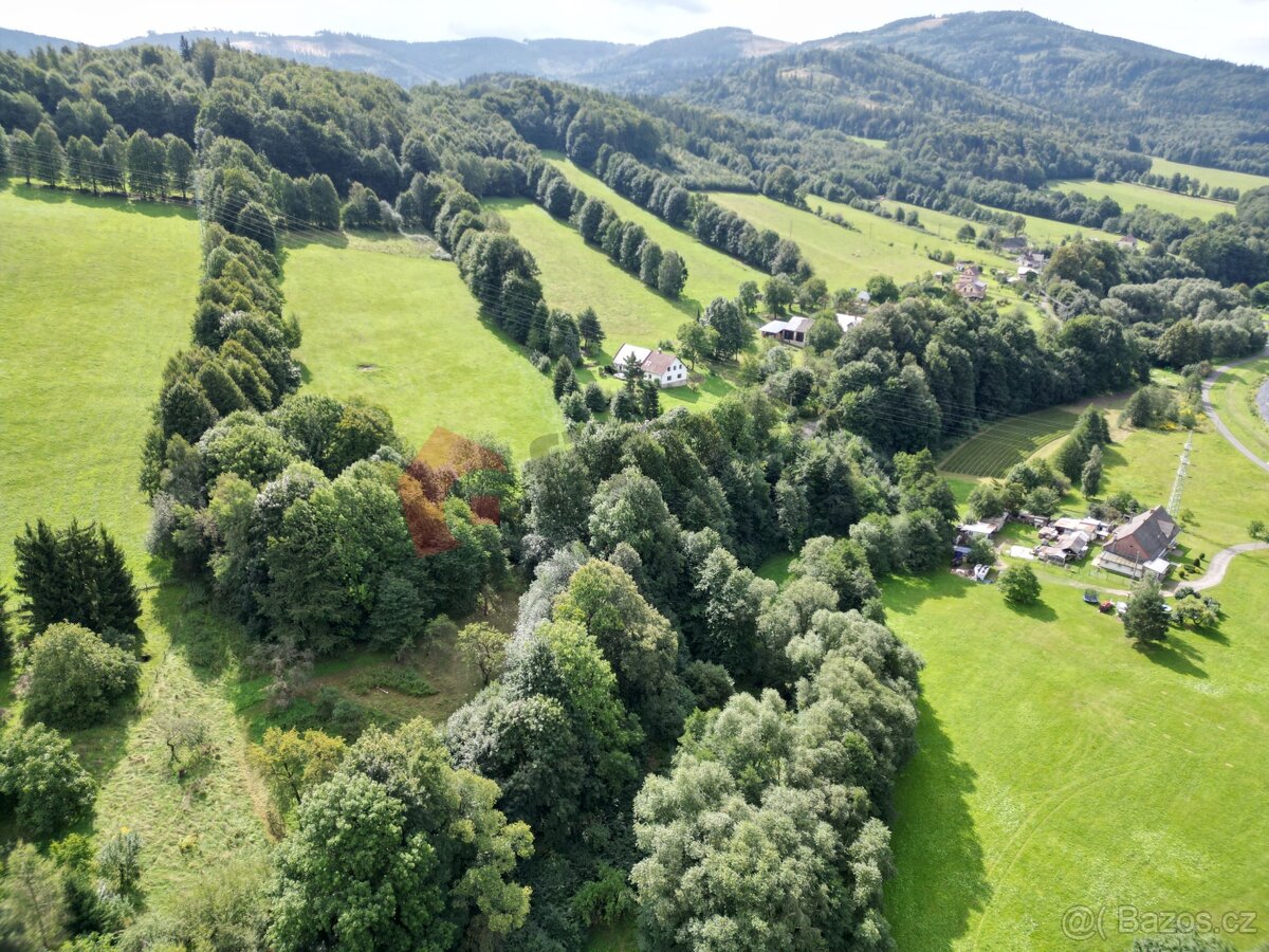 Prodej stavebního pozemku 3433 m2 Písečná, okres Jeseník