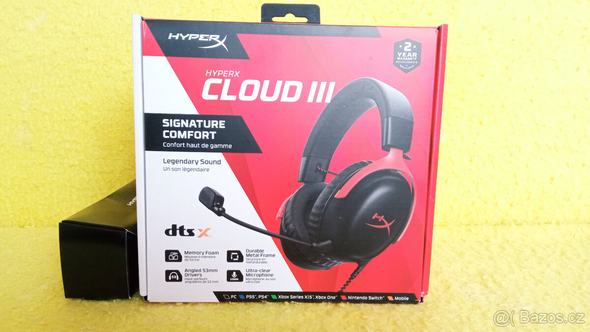 HyperX Cloud III Herni Sluchatka