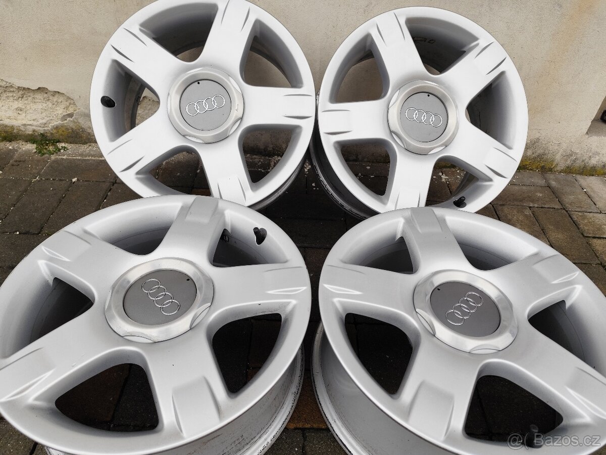 ALU 5x112 r16 AUDI - PĚKNÁ SADA