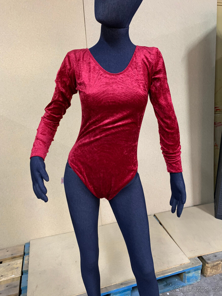 Dámské oblečení - Body sametové vel. 38 / M