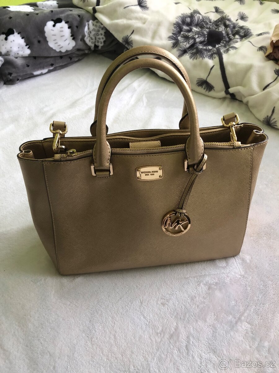 Michael Kors velká kabelka - zlatá kolekce