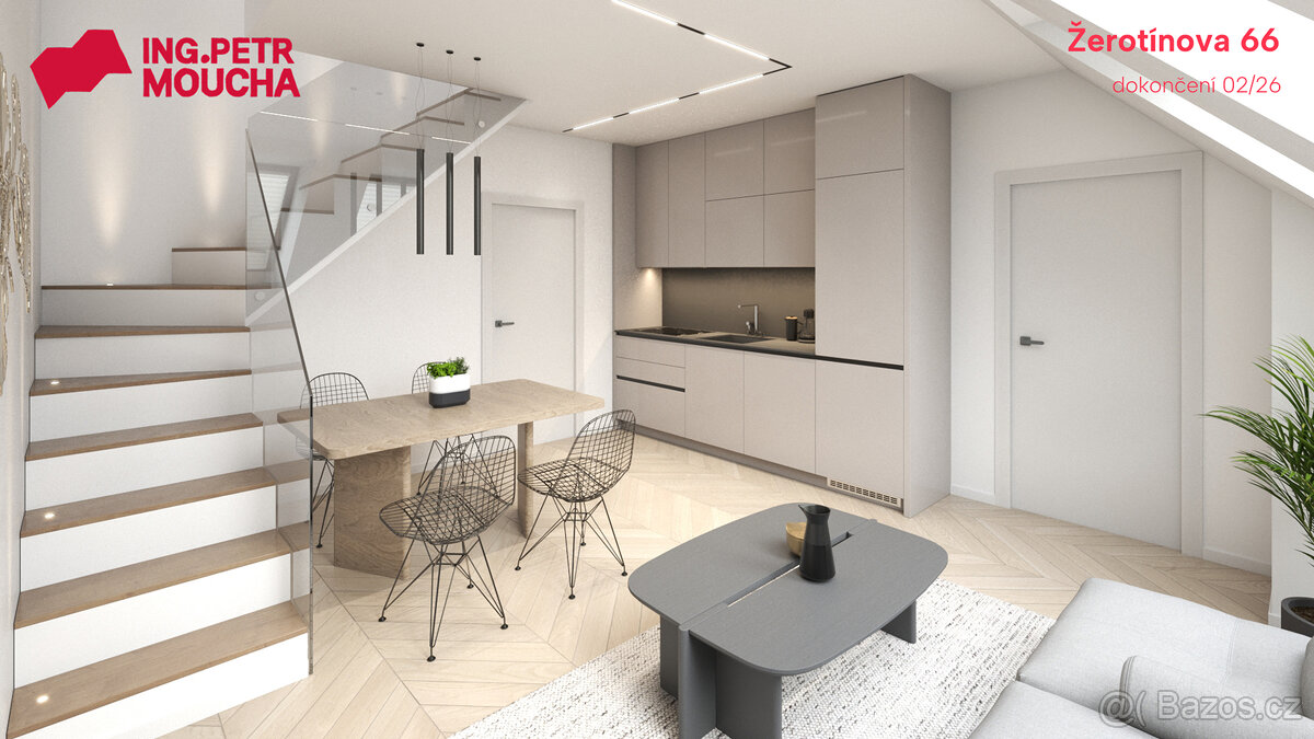 Prodej bytu 3+kk 72,8 m² Žerotínova, Praha - Žižkov