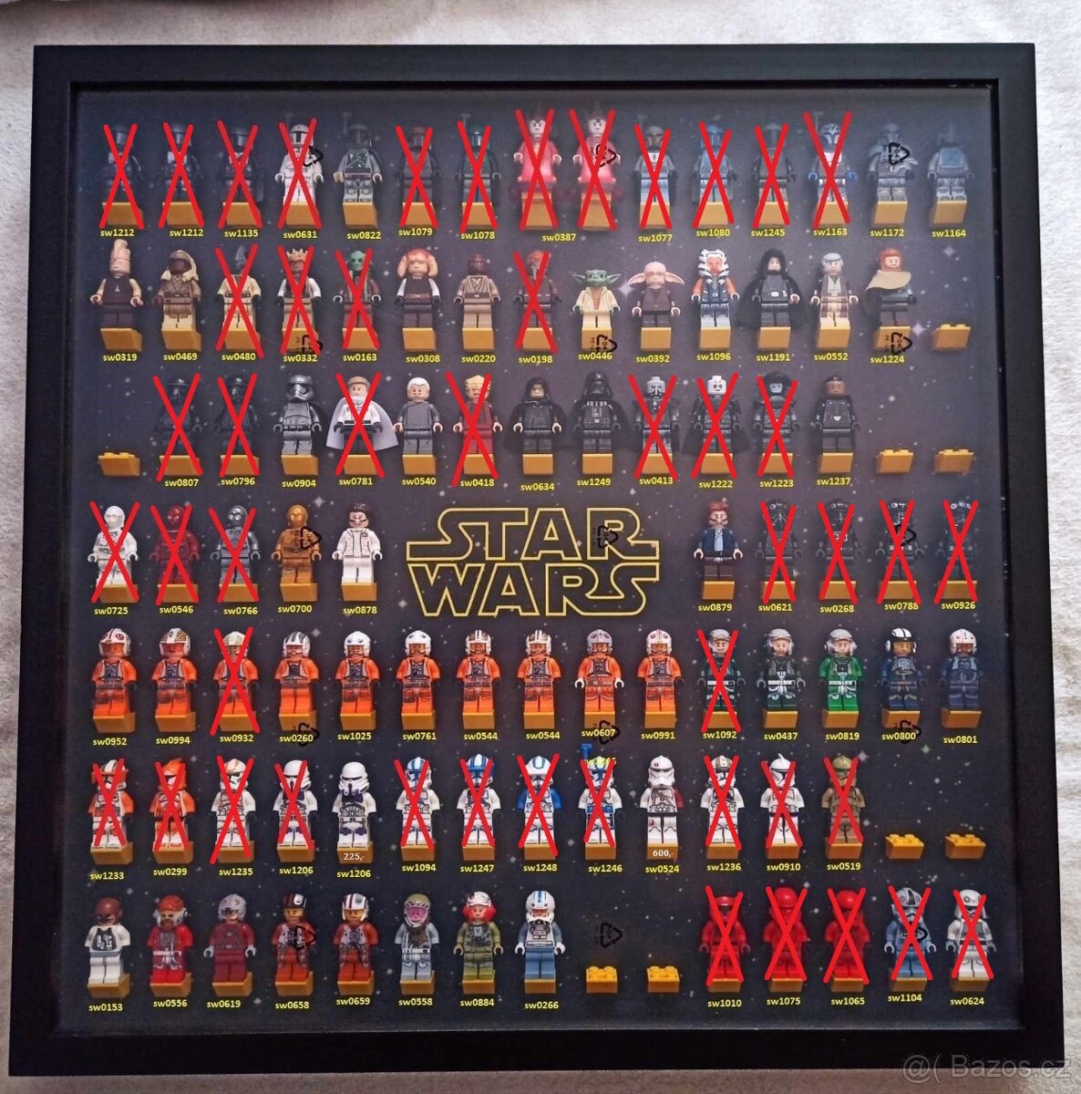 TOP CENA + vitrína - Lego figurky StarWars