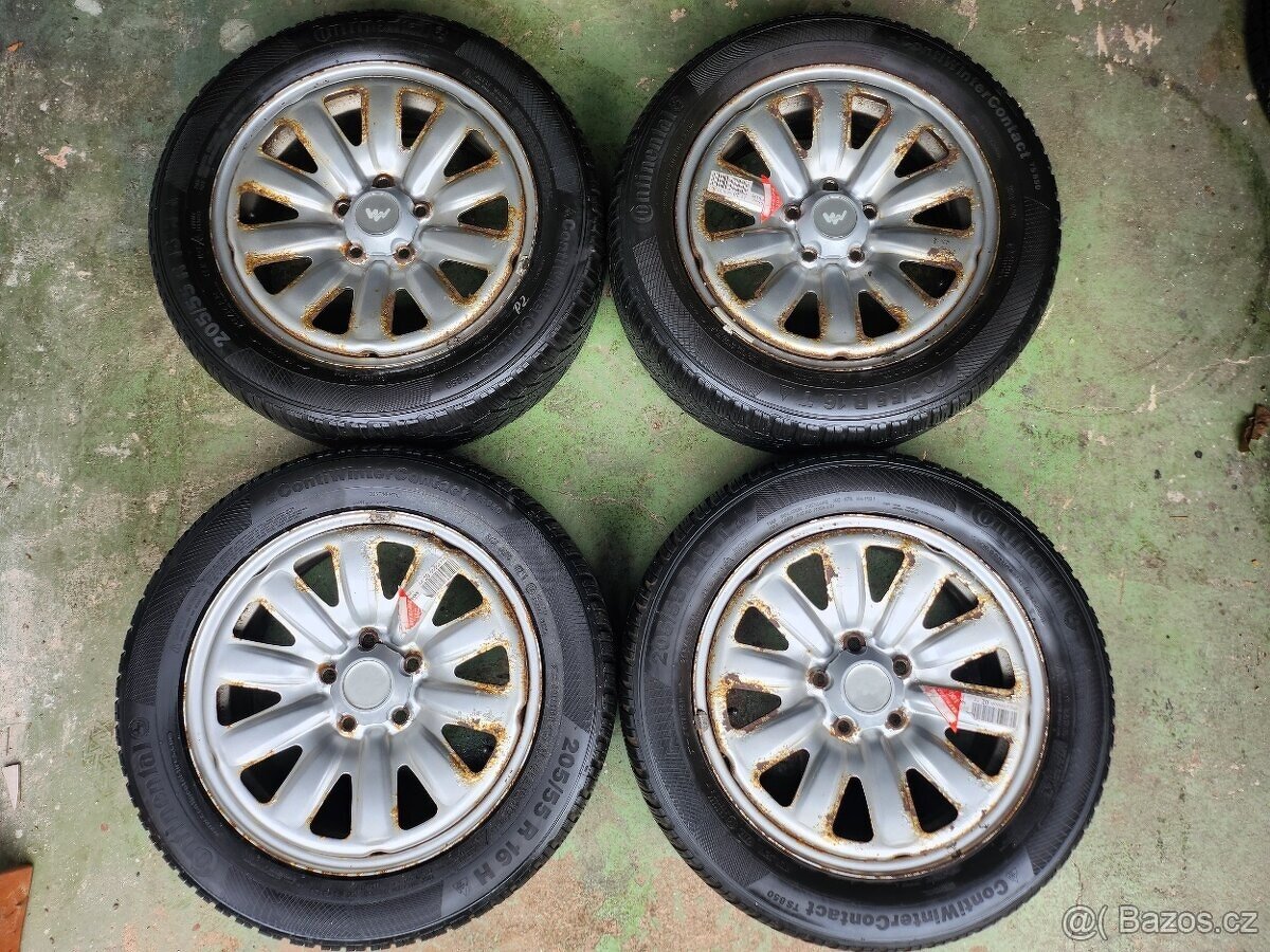 Zimní kompletní hybridní kola KONCERN 205/55 R16 / 5x112