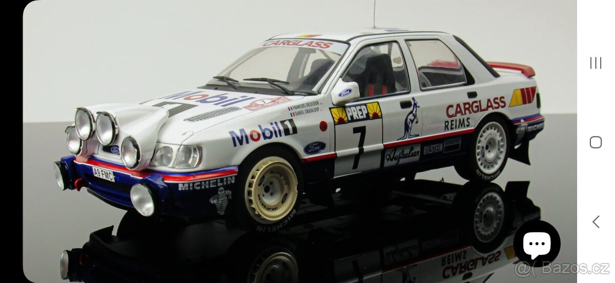 Ford Sierra RS Cosworth 1:18 noční verze Delecour rally