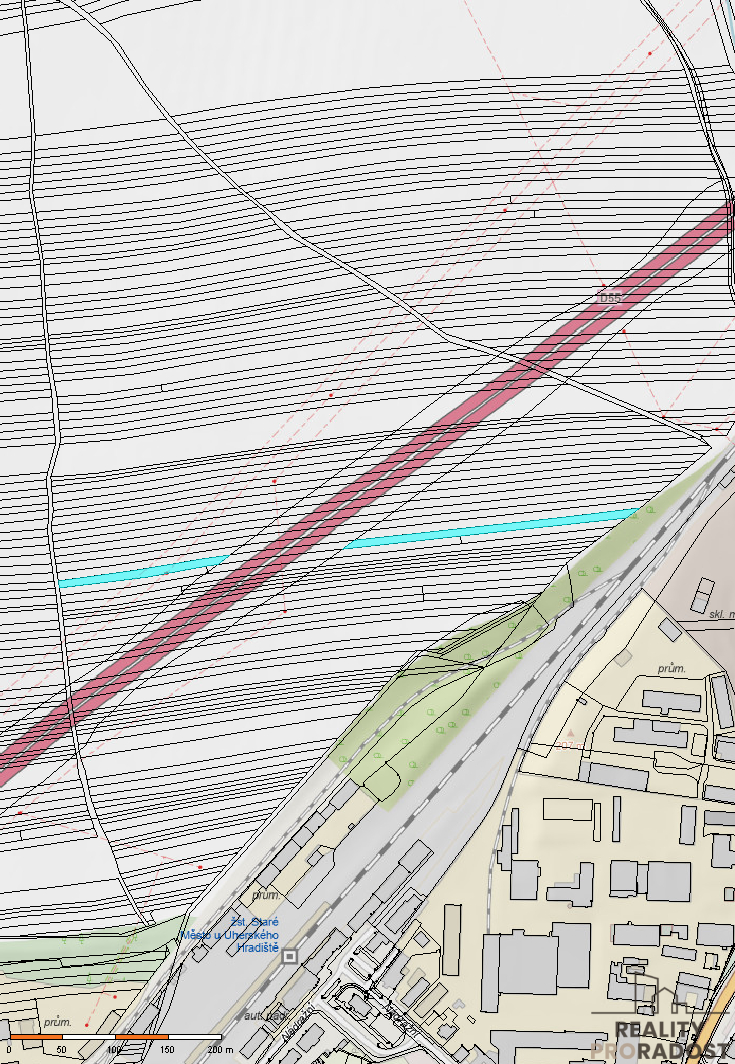 Prodej komerčního pozemku 3 106 m² – Staré Město u Uherského