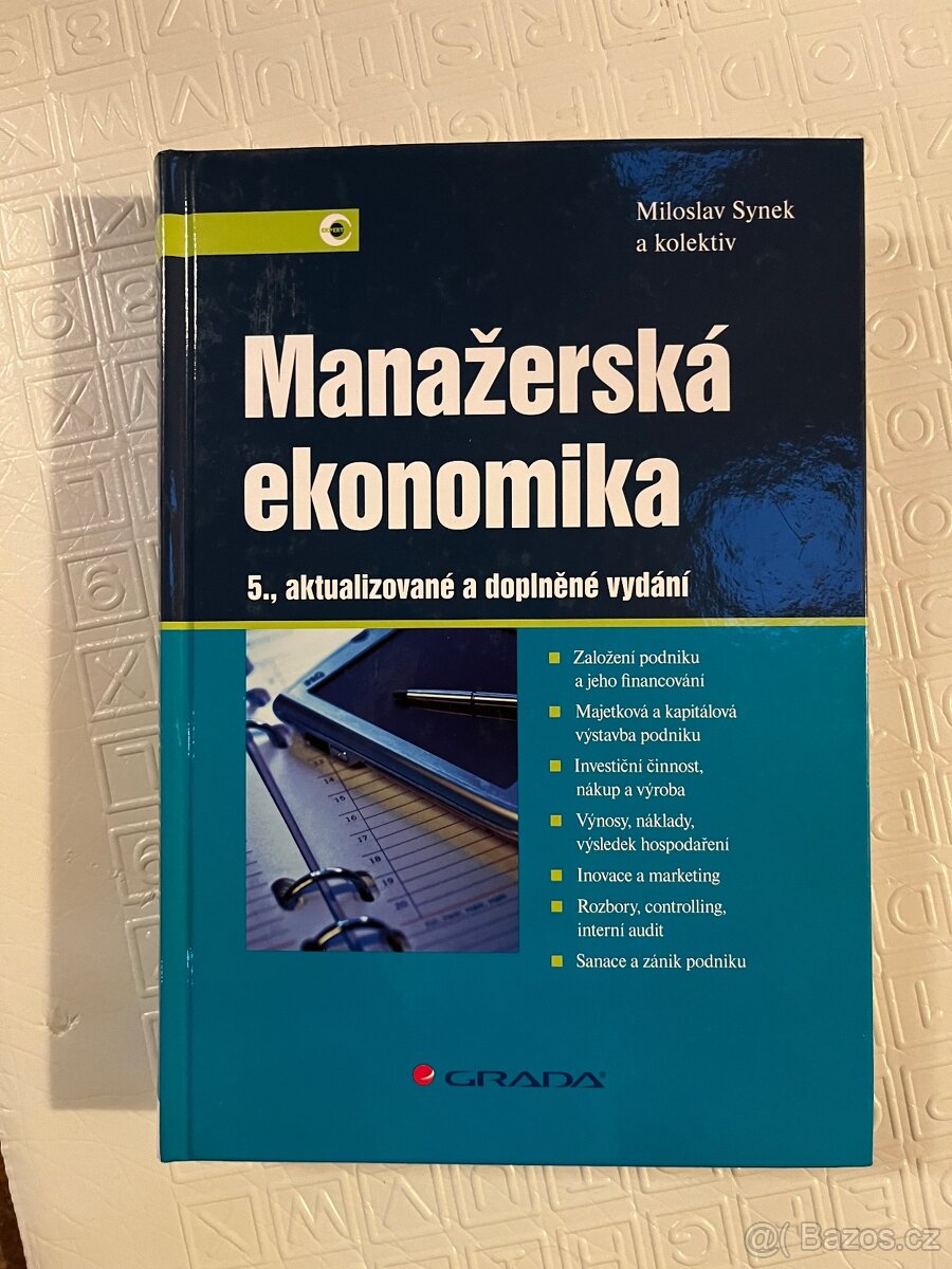 Manažerská ekonomika - Synek a kol. 5. vydání