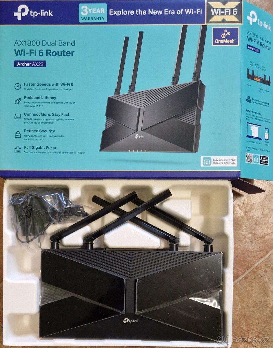 TP‑Link Archer AX23 (Wi‑Fi 6, AX1800) ver. 1.20