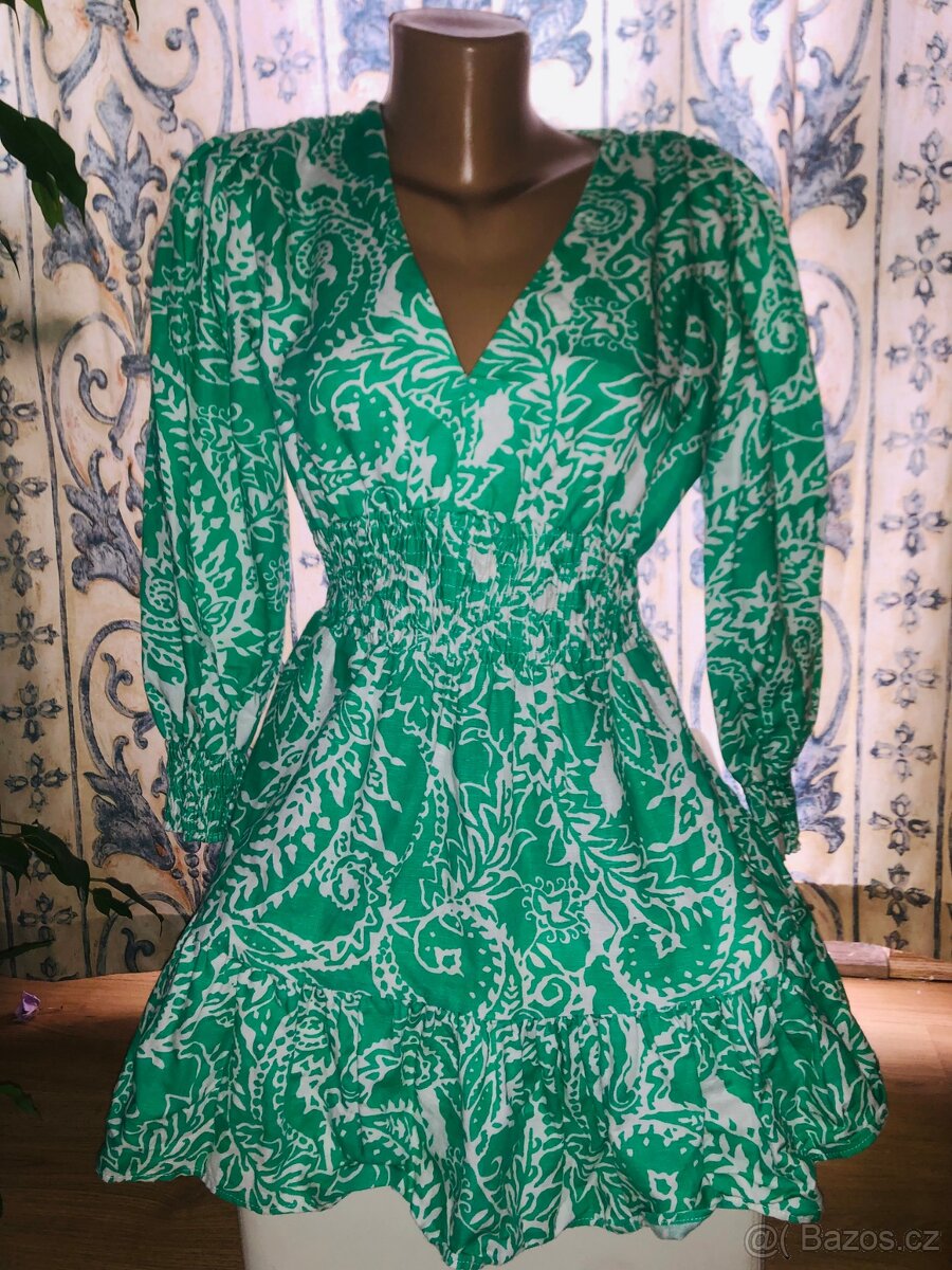 Zara# spolecenske# saty# divci# dlouhyrukav #XS/S