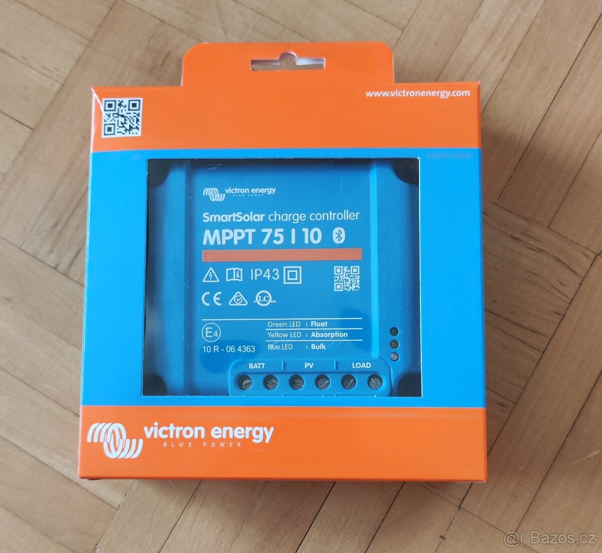 Solární MPPT regulátor Victron 75V/10A Smart, Nový záruka