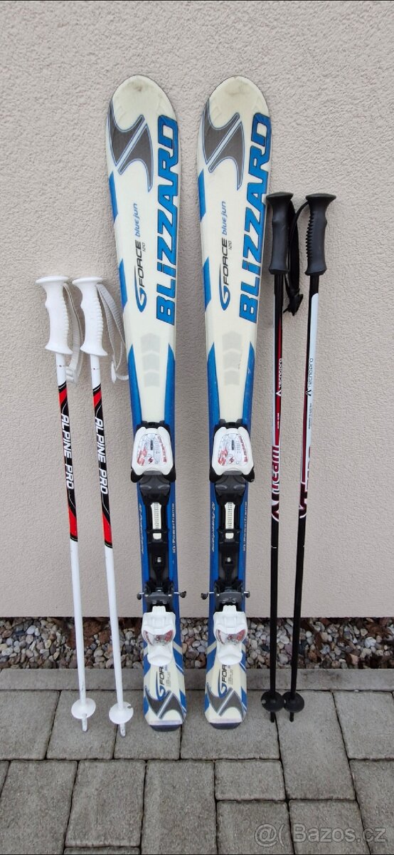 Dětské lyže blizzard + přeskáče