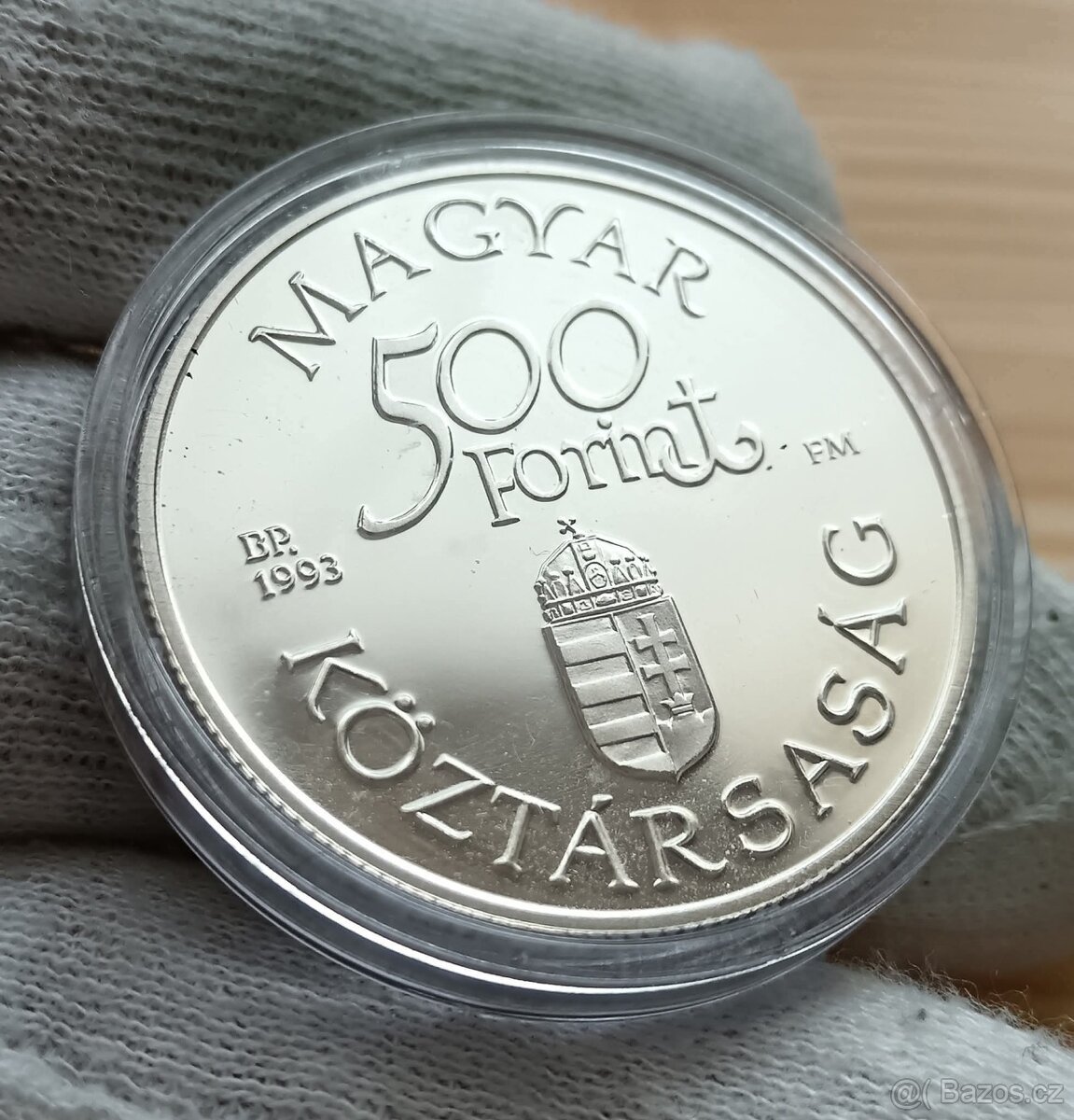 Stříbrná mince 500 Forint 1993 Maďarsko