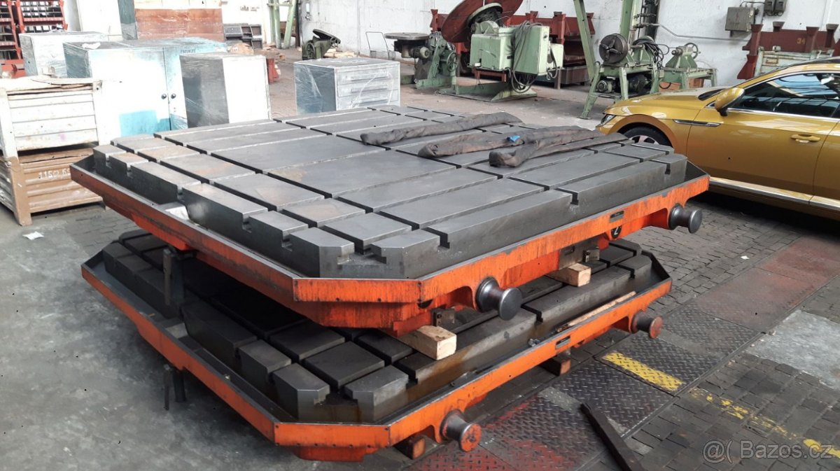 Upínací desky z paletového otočného stolu 2240x2240mm