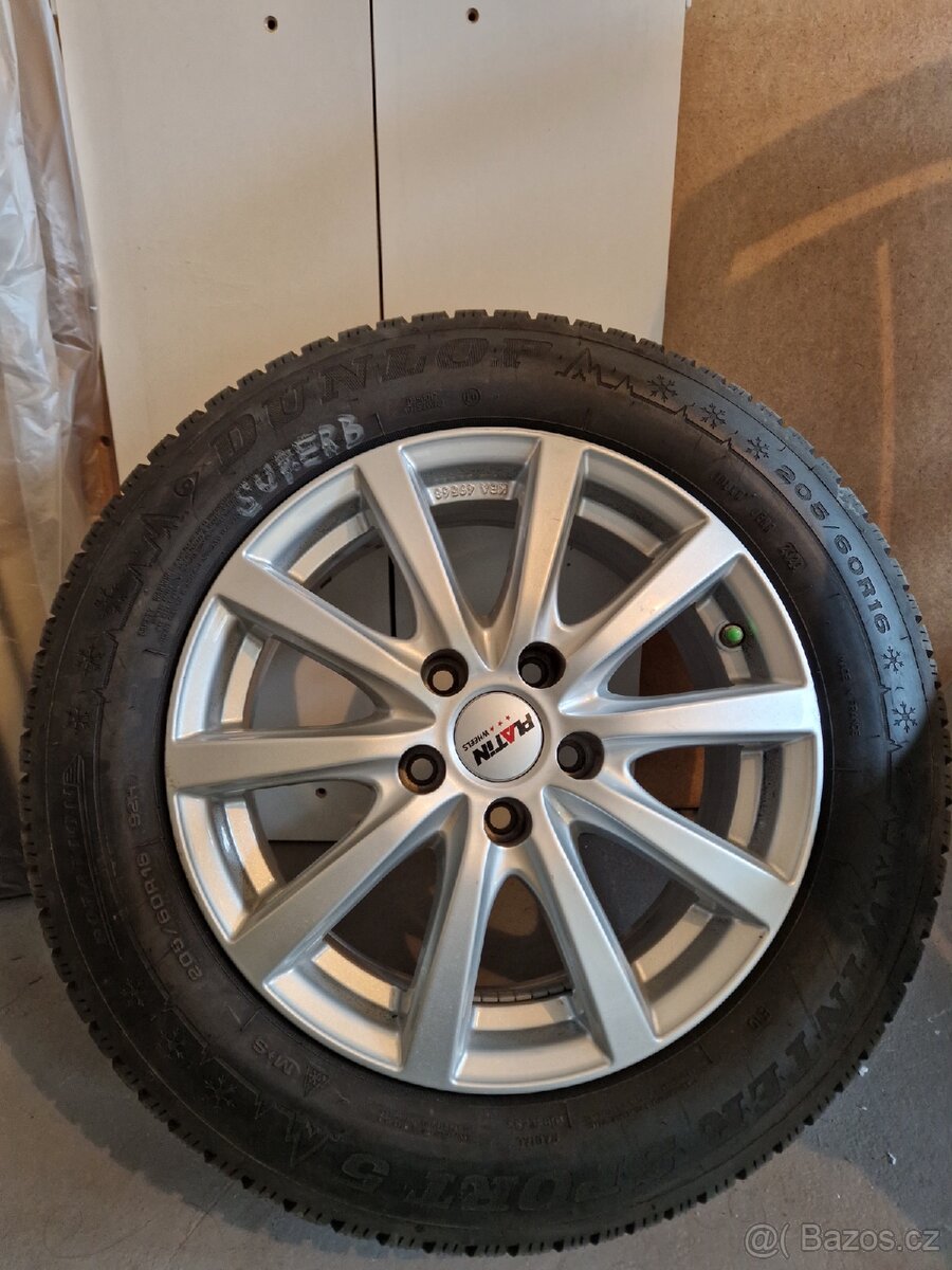 Alu kola 205/60 R16 92H zimní,  5x112