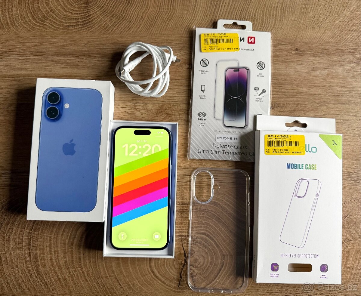 Apple iPhone 16 128gb, ultramarine, “Nový”