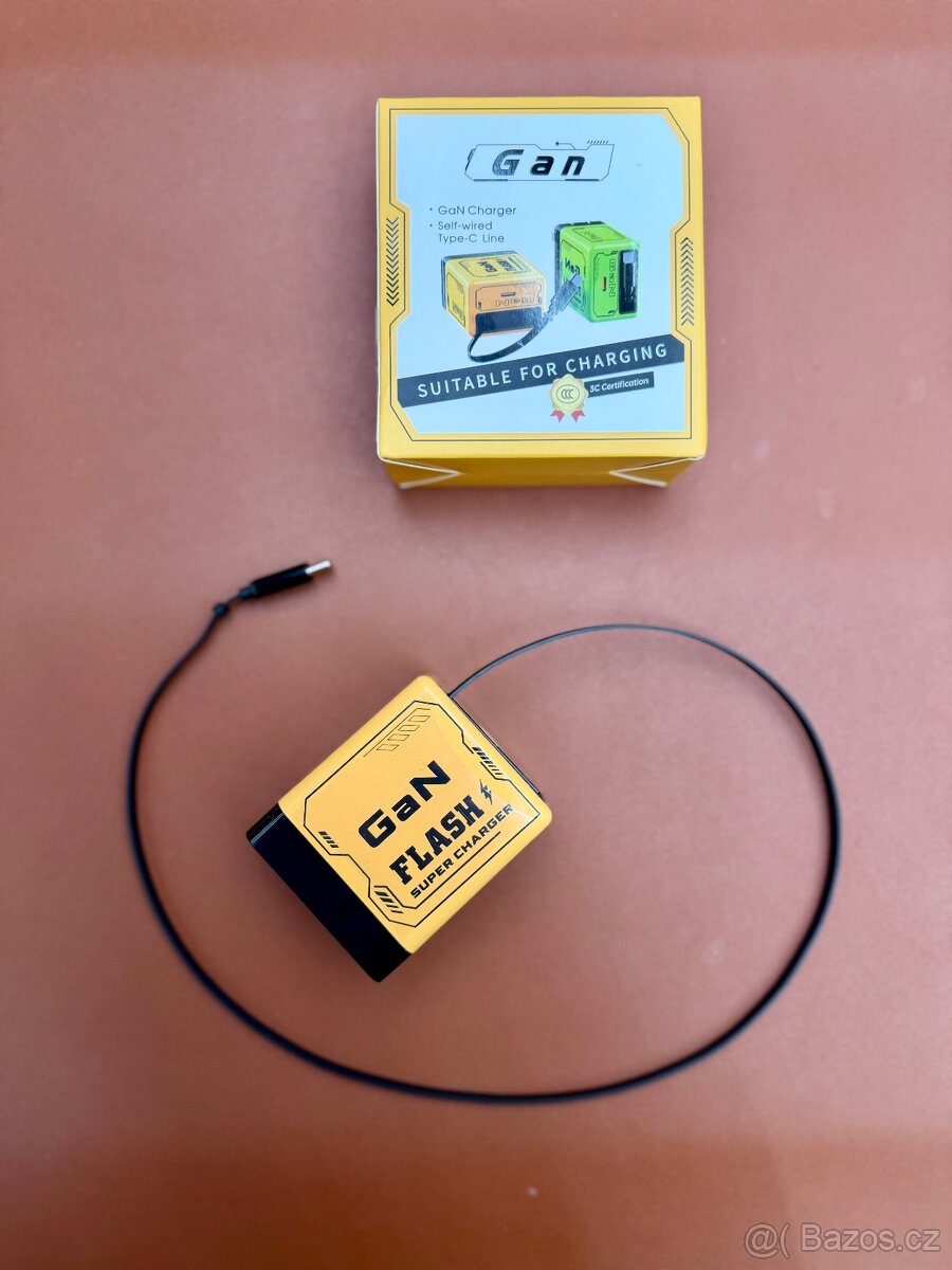 GaN rychlonabíječka (USB-C, fast charge) – nová