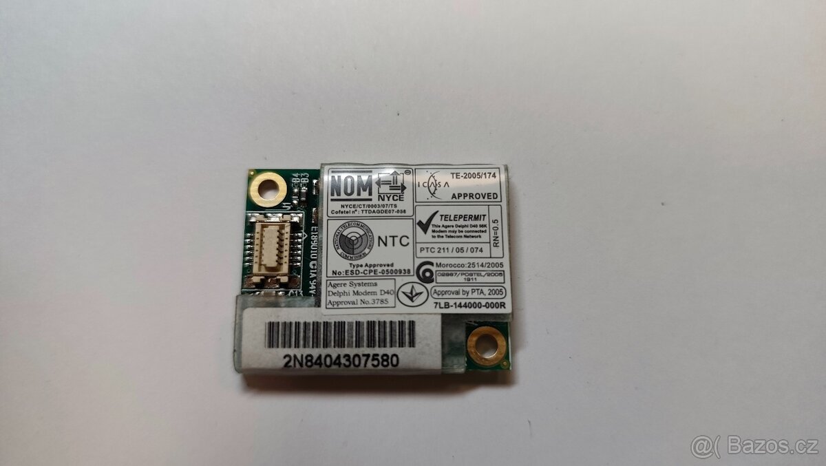 Agere Delphi D40 56K Modem PCMCIA