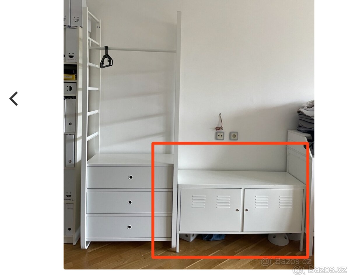 Plechová skříňka IKEA PS 1-2ks