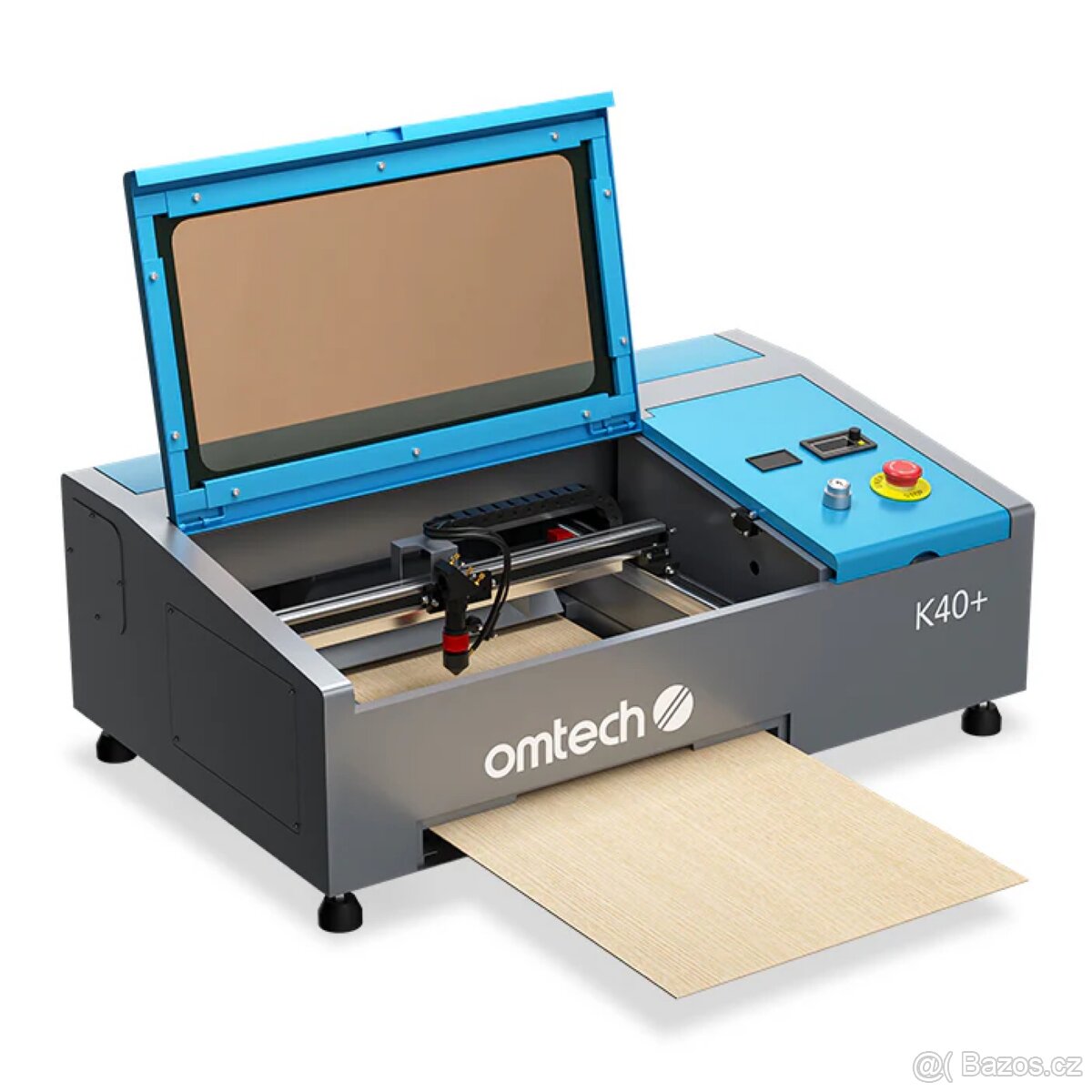 OMTech K40+ 40W CO2 laserový gravírovací stroj