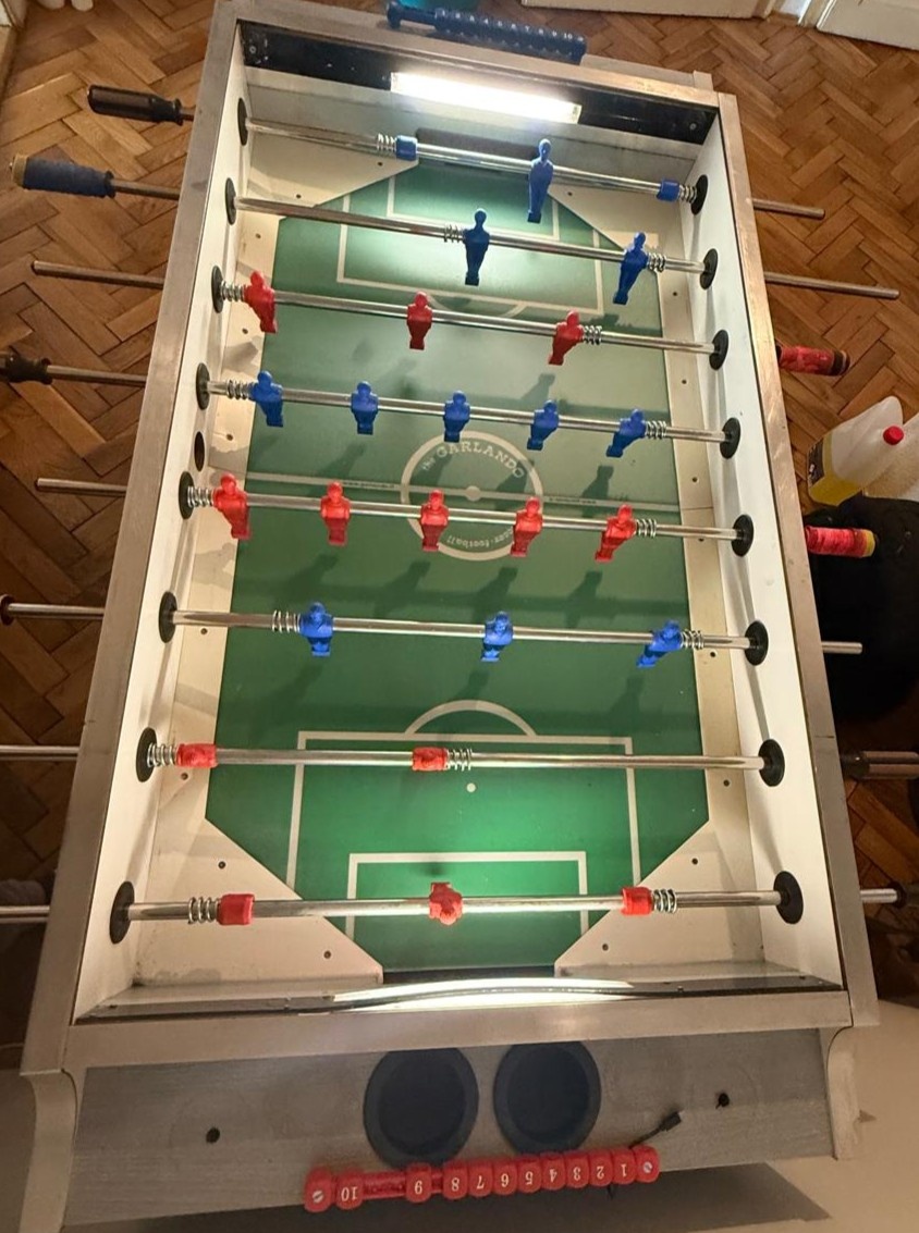 PRODANO Stolní fotbálek Garlando – užívan na bytě