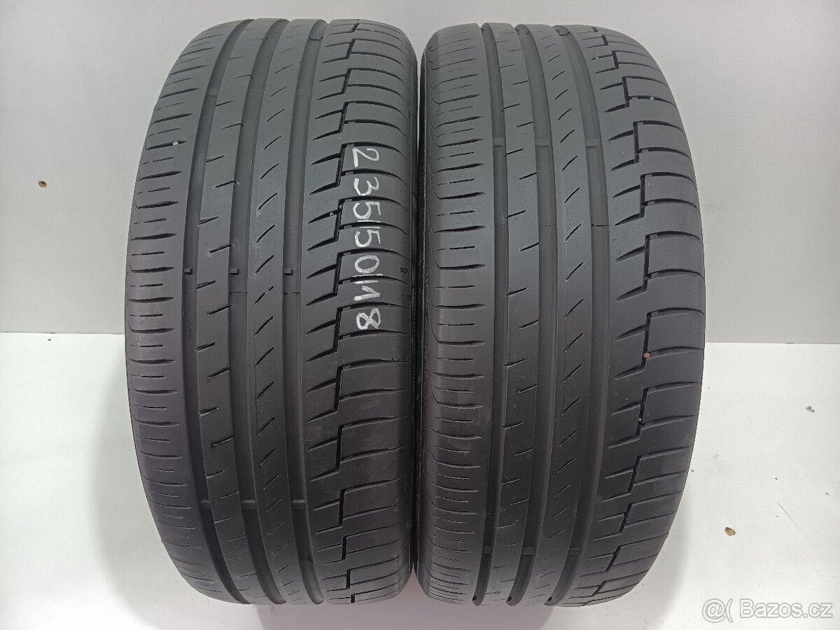 2ks letní pneu 235/50/18 Continental