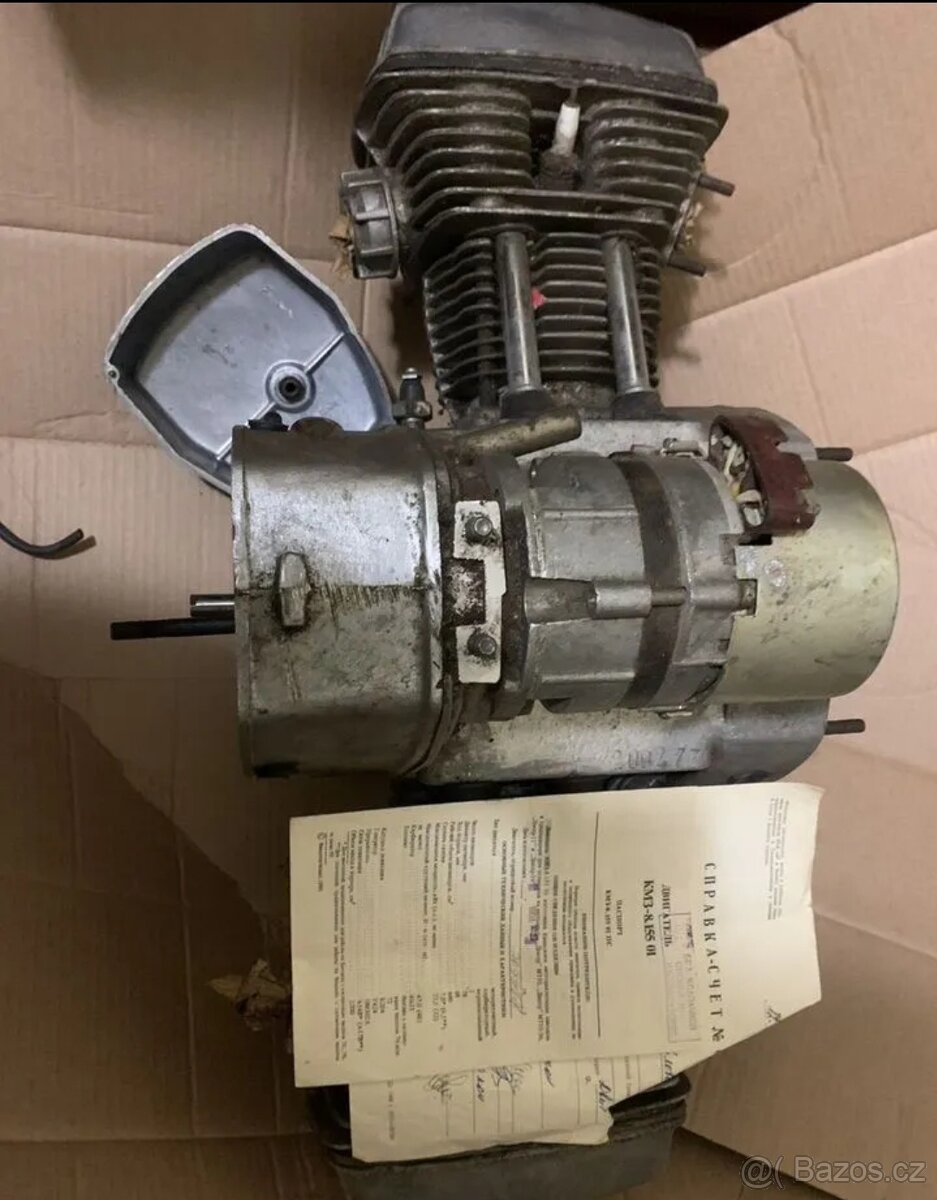 Originální nové motory z vojenského depozitu Dněpr K750